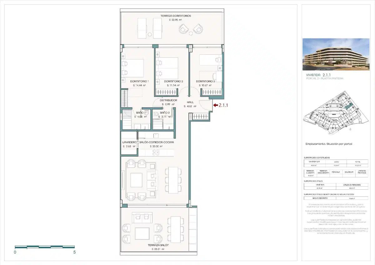 3-Bedroom, 2-Bathroom Apartment with Sea Views and Resort Amenities in Estepona