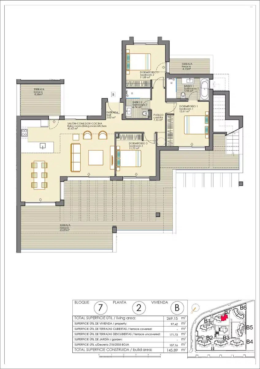 3-Bedroom, 2-Bathroom Penthouse with Expansive Terraces near Arroyo Vaquero Beach, Estepona