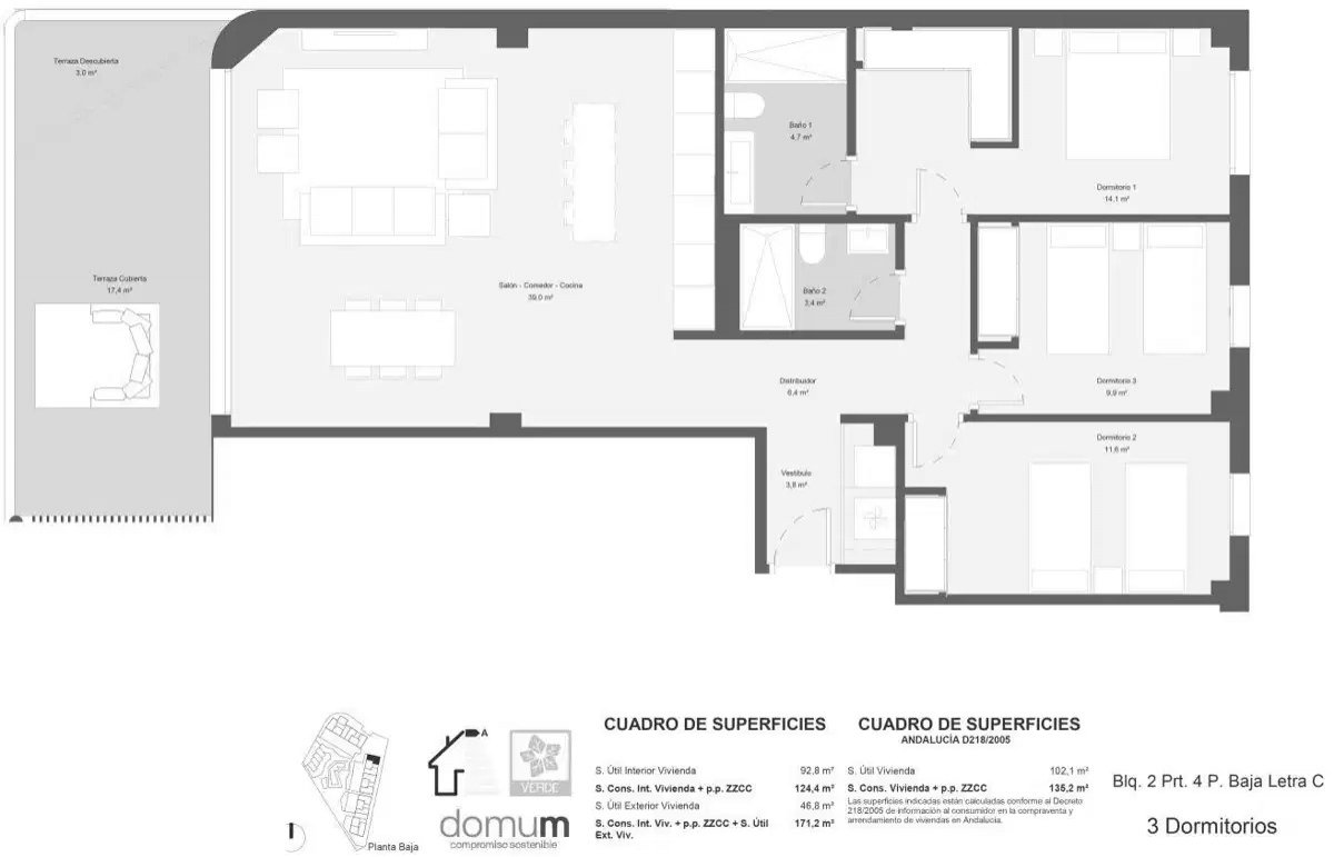 3-Bedroom, 2-Bathroom Ground Floor Apartment in Cancelada, Estepona – Modern Living with Mediterranean Views