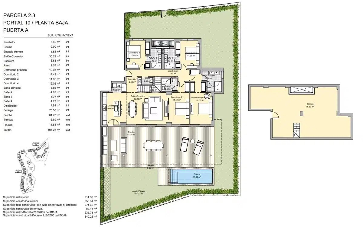4-Bedroom, 4-Bathroom Ground Floor Bungalow in Gated Frontline Golf Development, Marbella