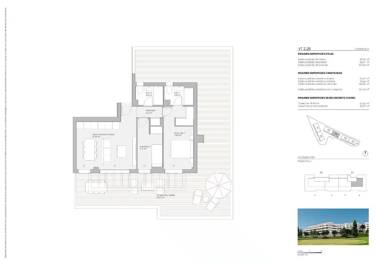 2-Bedroom, 2-Bathroom Modern Penthouse in Mijas Golf with Resort-Style Amenities