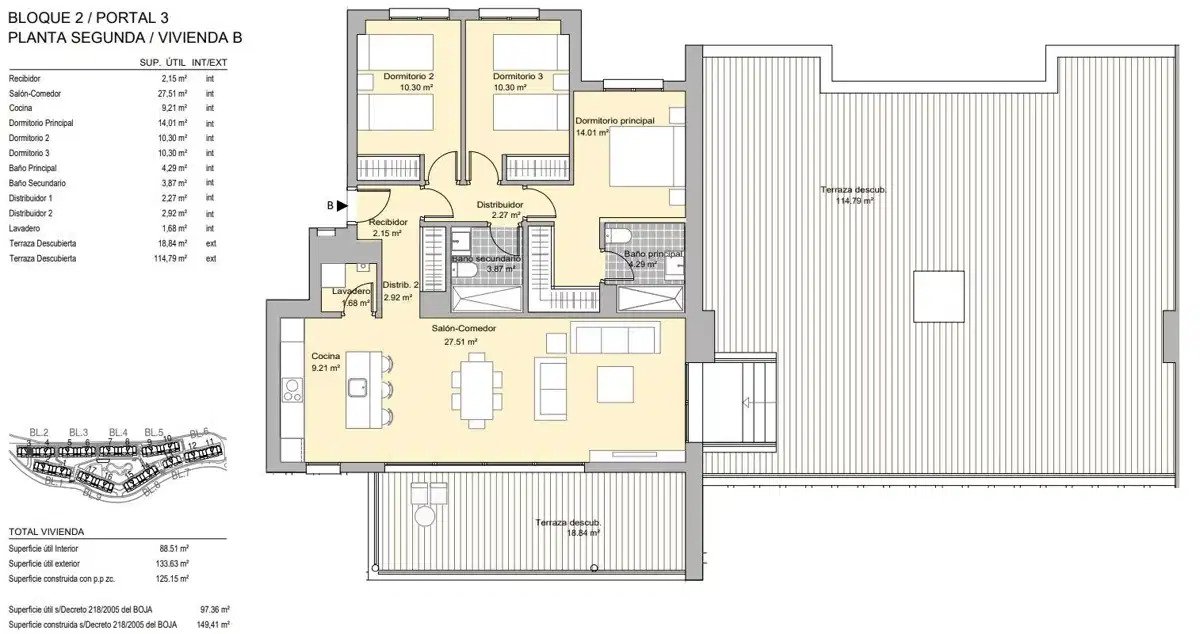3-Bedroom, 2-Bathroom Penthouse with Spacious Terraces and Golf Views in Casares Costa