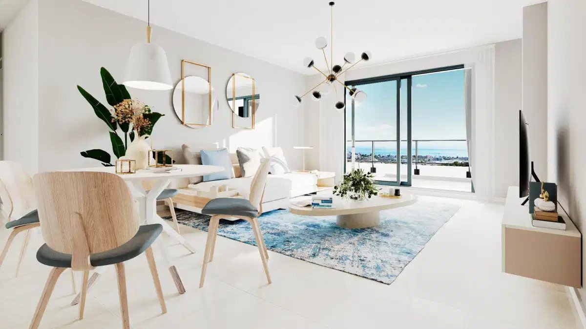3-Bedroom, 2-Bathroom Penthouse Near Estepona Golf with Panoramic Coastline Views