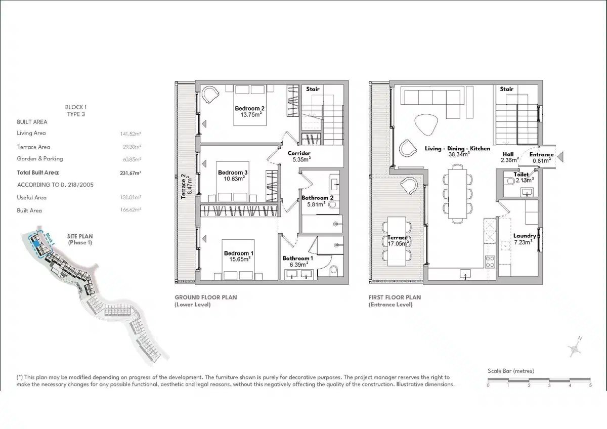 3-Bedroom, 2-Bathroom Sustainable Townhouse in El Higueron, Costa del Sol