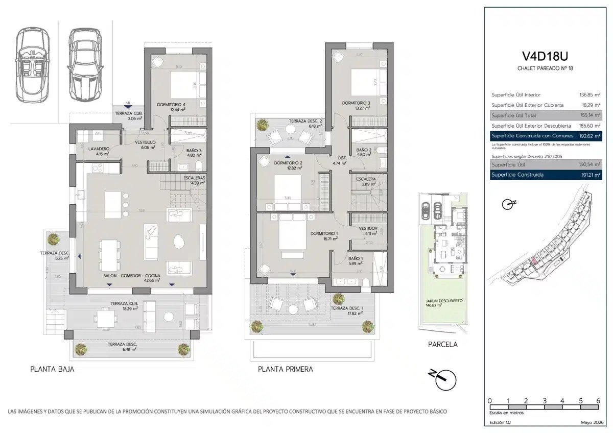 4-Bedroom, 3-Bathroom Semi Detached Homes in Estepona Golf Close to Beach and Golf Course